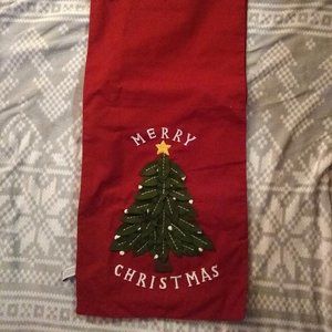 Christmas themed table runner